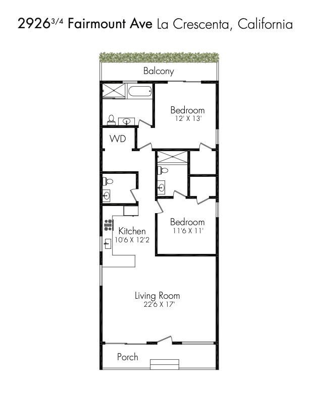 Detail Gallery Image 3 of 27 For 2926 Fairmount #3/4,  La Crescenta,  CA 91214 - 2 Beds | 2/1 Baths
