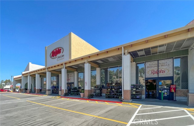 The Ralphs market is one block away.