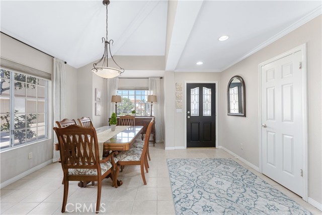 Dining room and entryway