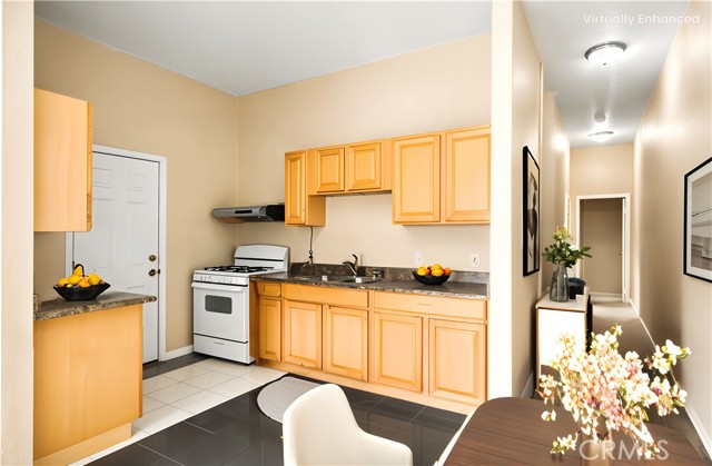 Galley Kitchen - Hall to Bedrooms/Baths to Right.