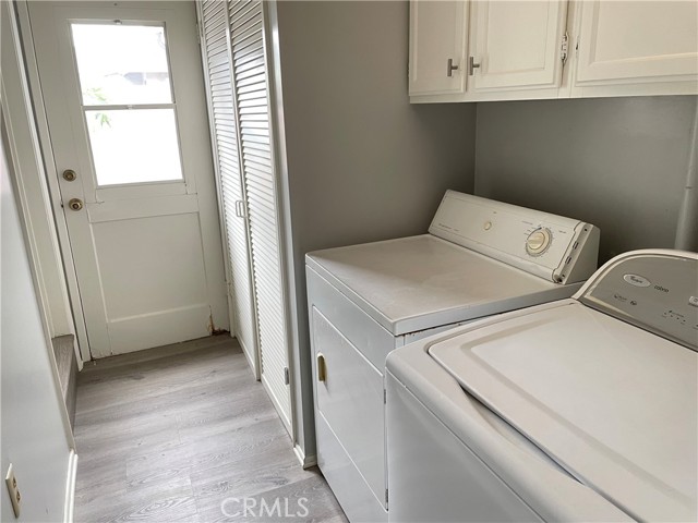 Laundry area in the house