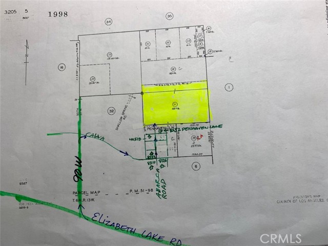 86 PENHAVEN & 86 WEST, Leona Valley, California 91350, ,Land,For Sale,86 PENHAVEN & 86 WEST,CRSR21180000