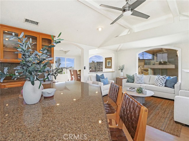 view into family room