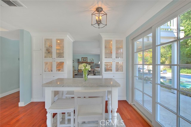 Nook toward family room view