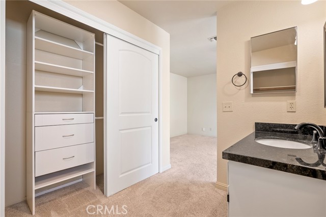 The ensuite has not one but 2 closets! One of them has a built in organizer!
