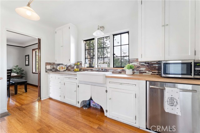 Amazing mountain views from the kitchen windows.