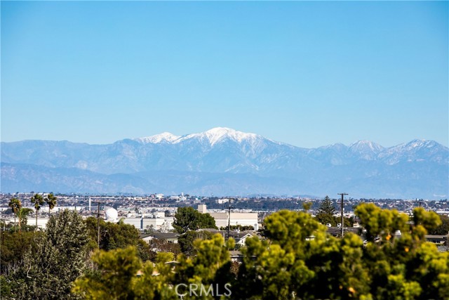 Snow-capped mountains in distance