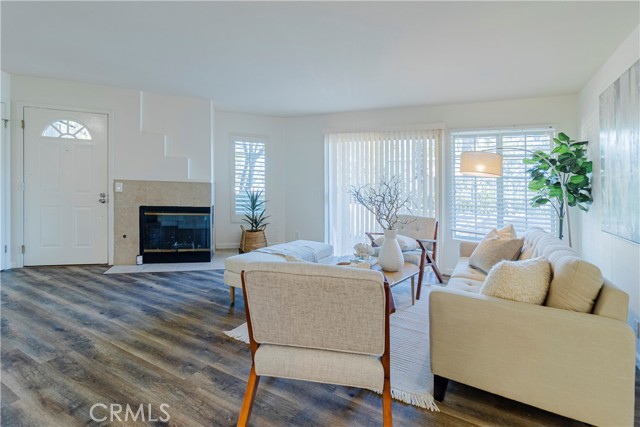 view into family room from hallway