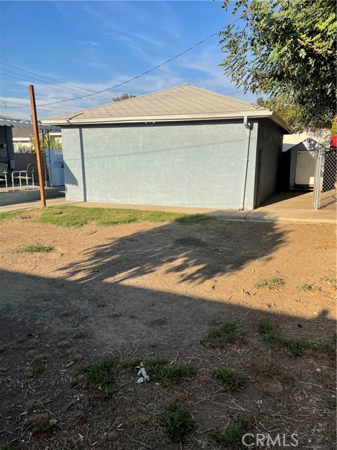 Garage and dog run