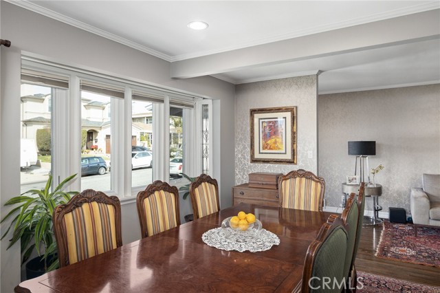 Another angle of the formal dining room.