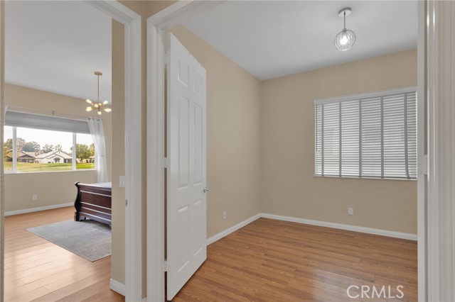 Bonus room with double doors (master bedroom to left)