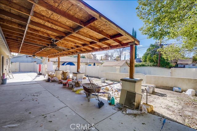 backyard area from family room