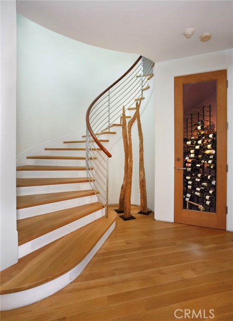 Wind your way upstairs on these gorgeous stairs.