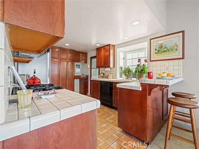 Kitchen with garden window Kitchen with garden window