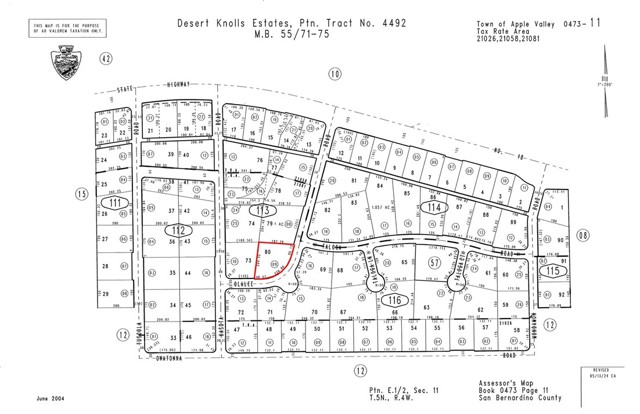 Detail Gallery Image 30 of 30 For 15750 Olalee Rd, Apple Valley,  CA 92307 - – Beds | – Baths