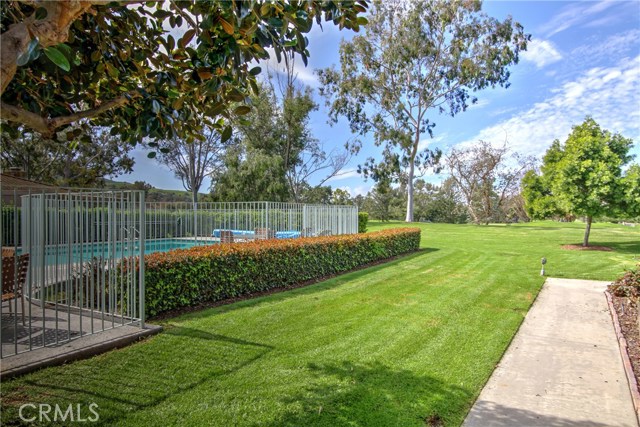 Pool area for block 7 looking to the golf course