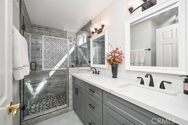 Aesthetic appeal fully displayed in this shower design.