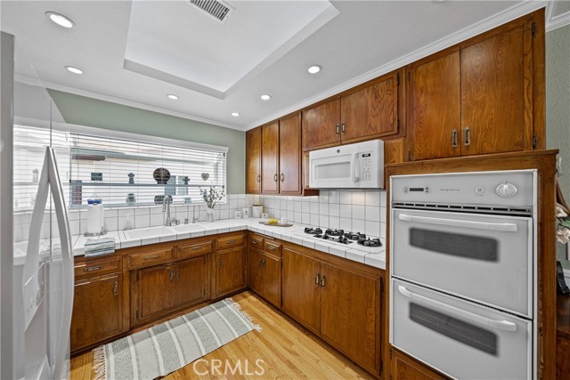 Plenty of cabinets and counter space