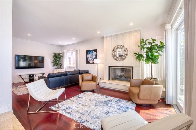 Living Space with Fireplace
