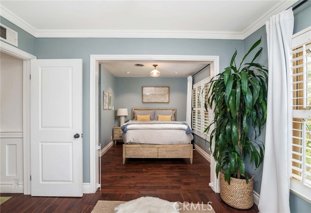 How lucky to have a potential of a 4th bedroom... adding a door to the bedroom would create just that!