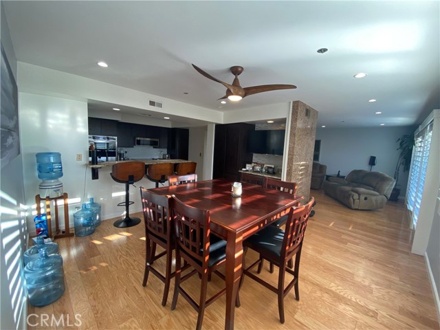 Dining Room With Wet Bar