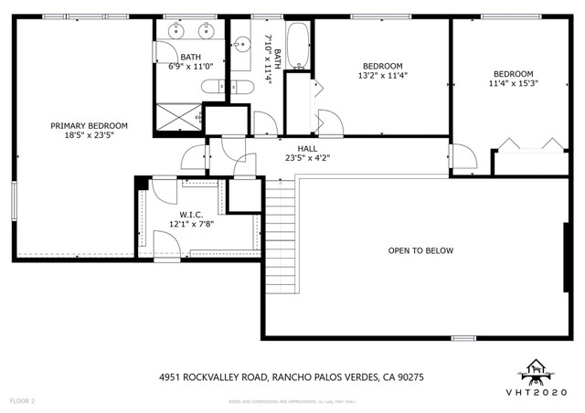 4951 Rockvalley Road, Rancho Palos Verdes, California 90275, 5 Bedrooms Bedrooms, ,3 BathroomsBathrooms,Residential,Sold,Rockvalley,SB22195725
