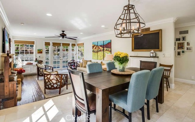 Kitchen Table leading to Family Room