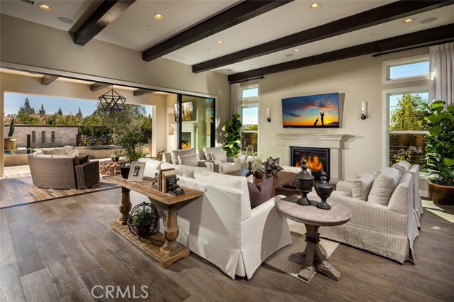 Great Room: Foxwood Tuscan - Canyon Oaks Collection
INCLUSIONS: Fully Furnished model home, professionally decorated with designer finishes throughout and lush landscaping. 
EXCLUSIONS: Model home sold as is.