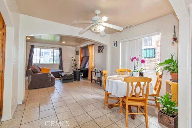 dining/living room Back house