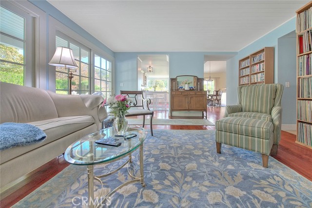 Family room toward kitchen