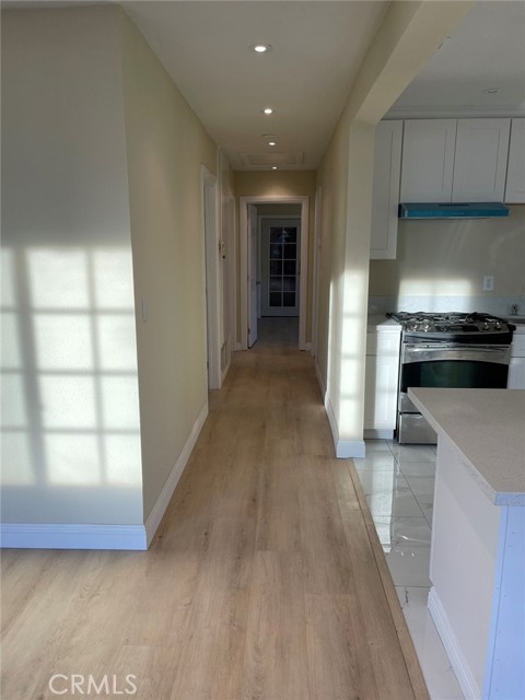 VIEW OF HALLWAY FROM FAMILY ROOM