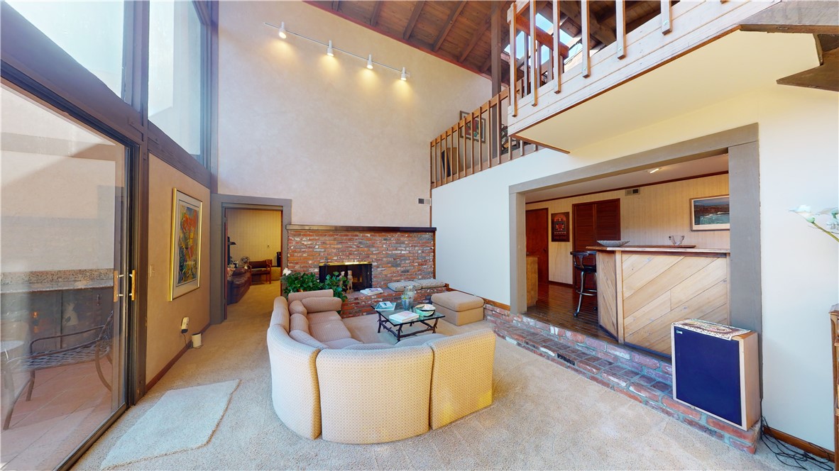 Downstairs  Family Room with wet bar