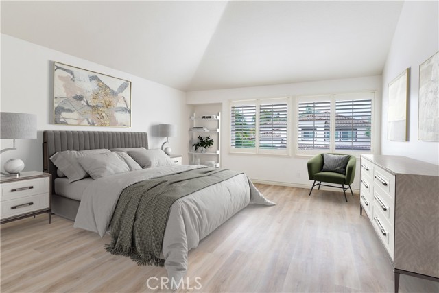 Virtually Staged Primary Bedroom