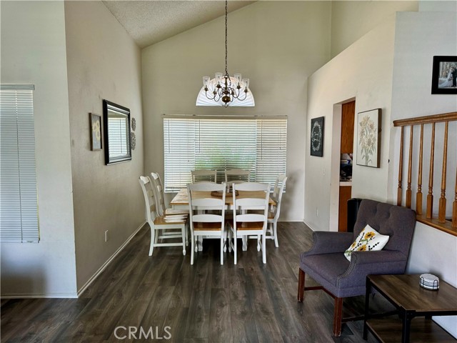 Dining nook off living room