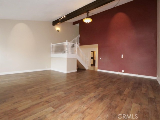 Vaulted Ceiling in Living Room