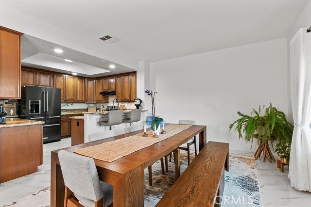 Kitchen Opens to Family Room (currently used as dining)
