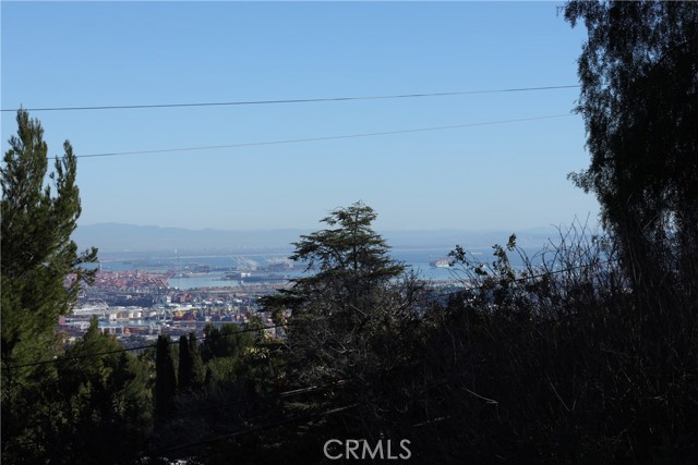 LA Harbor view with some ocean