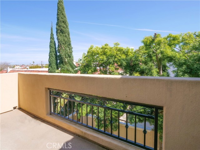 Deck off the living room.