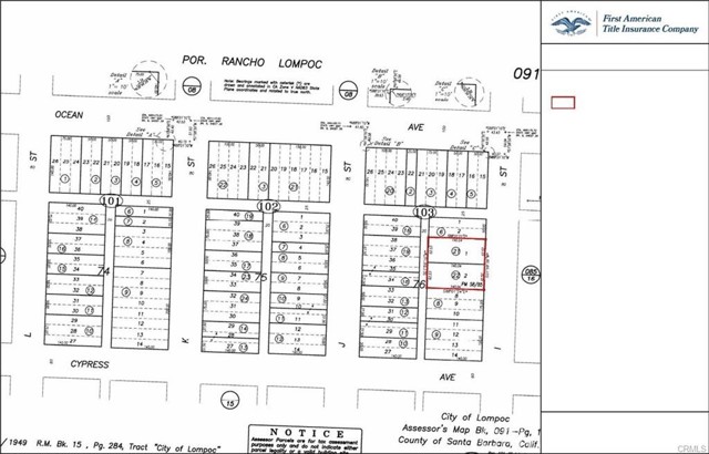 Detail Gallery Image 13 of 13 For 117 S I, Lompoc,  CA 93436 - – Beds | – Baths