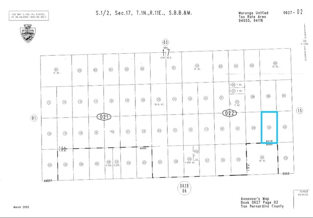 Detail Gallery Image 3 of 3 For 21 Diamond Bar Rd, Twentynine Palms,  CA 92277 - – Beds | – Baths