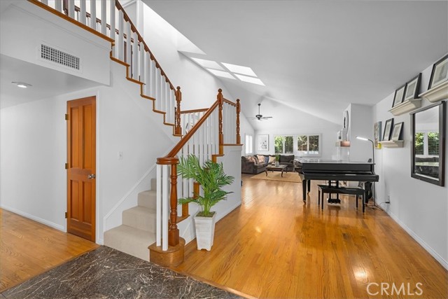 View from Entry to Living Room