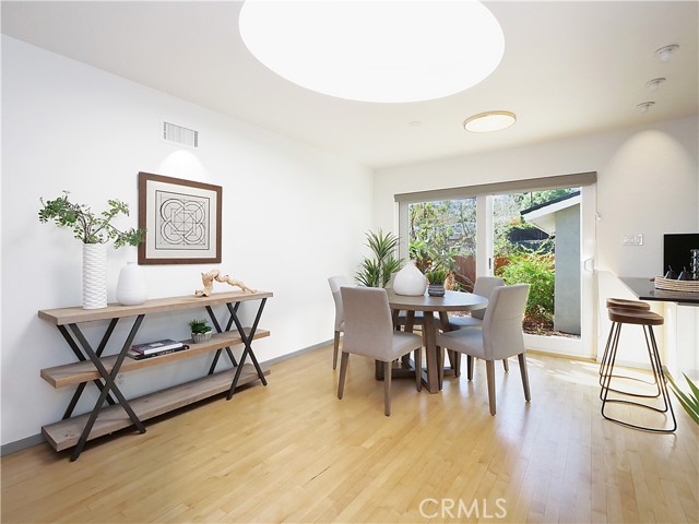 Living room towards dining area