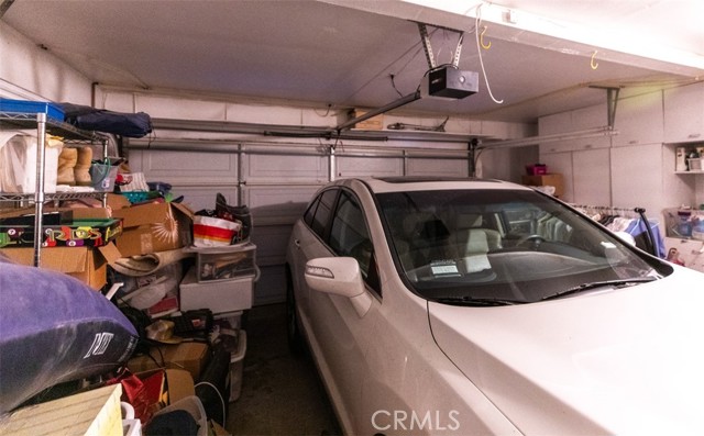 washer and dryer in garage