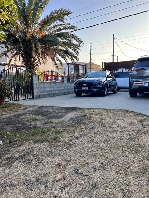 Parking inside gate