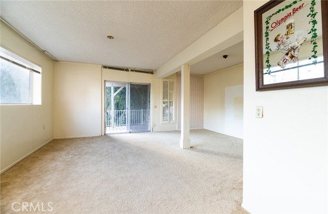 Bedroom #3: On split level off the kitchen