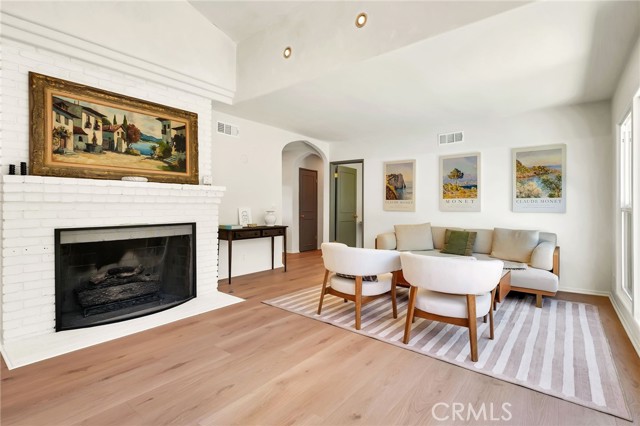 living room fireplace