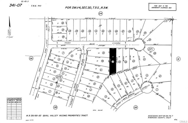 Detail Gallery Image 1 of 1 For 0 Aka Paseo Vivora, Menifee,  CA 92587 - – Beds | – Baths