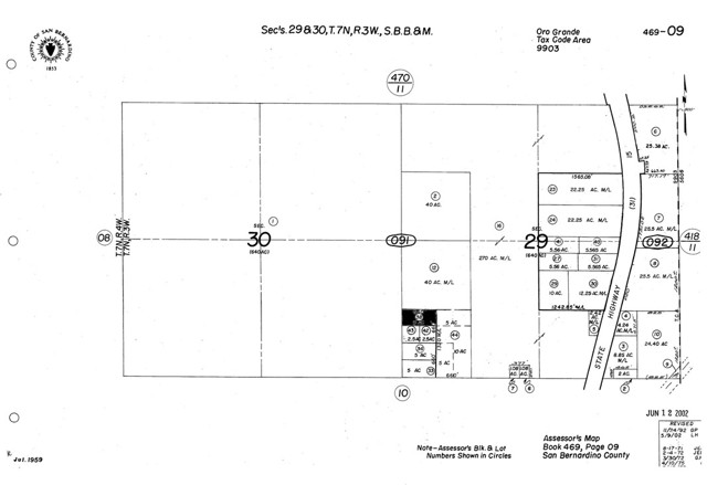 Detail Gallery Image 1 of 1 For 0 Aka N Bell Mountain and W Power Line, Oro Grande,  CA 92368 - – Beds | – Baths