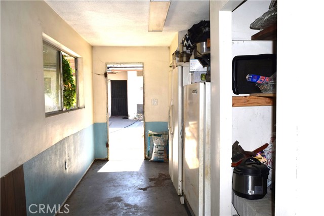 Breezeway in garage