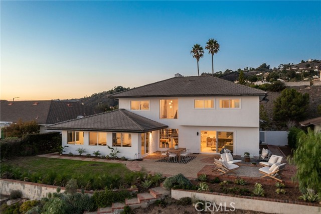 House in the Glow of the Sunset